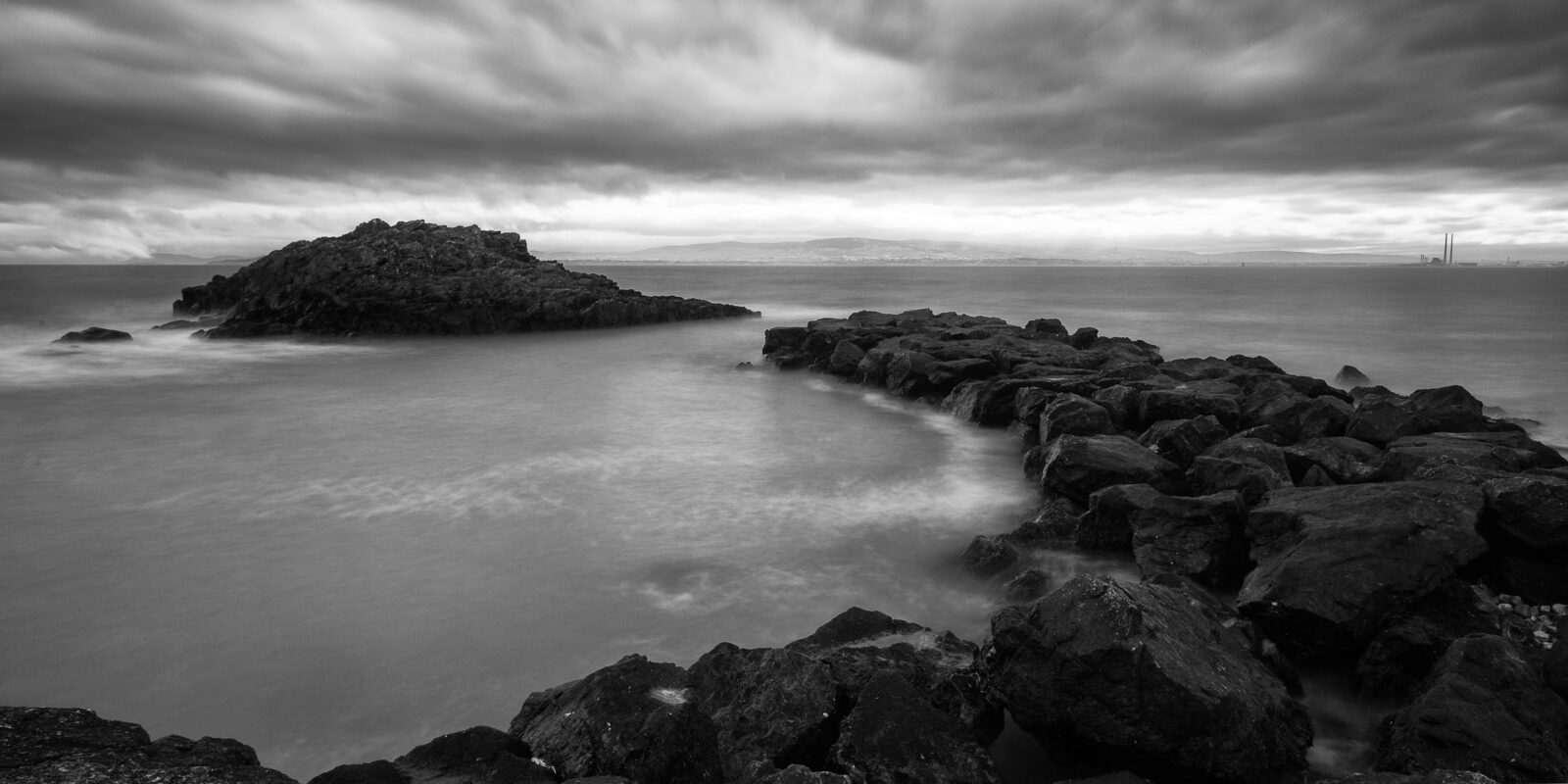 Offering Shelter - Storm, Dark, Sea by © John Dunne 2014, all rights reserved.