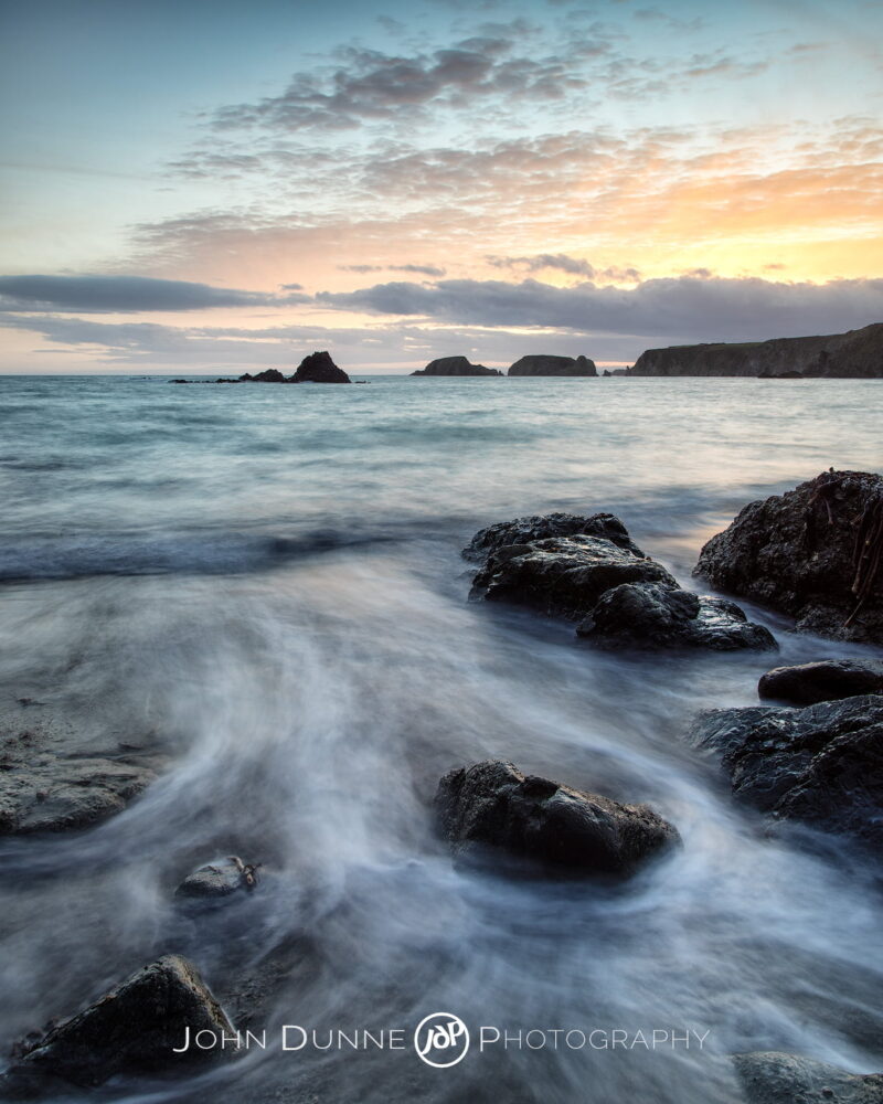 Sunset over Sheep Island by © John Dunne 2016, all rights reserved.