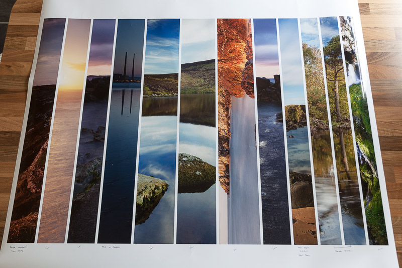 The CCD Print Strip Test by © John Dunne 2014, all rights reserved. 
