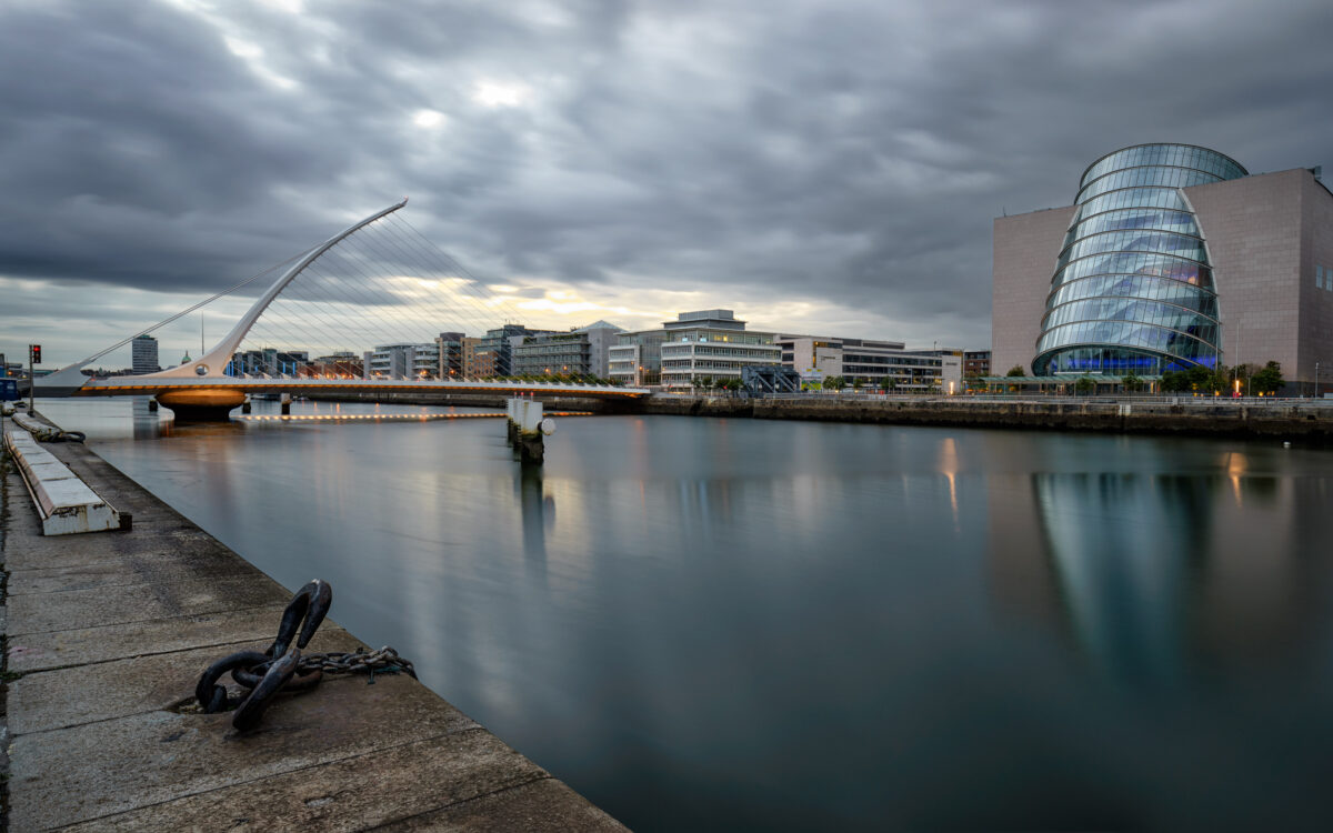 CCD and Samuel Beckett Bridge by © John Dunne 2015, all rights reserved. 