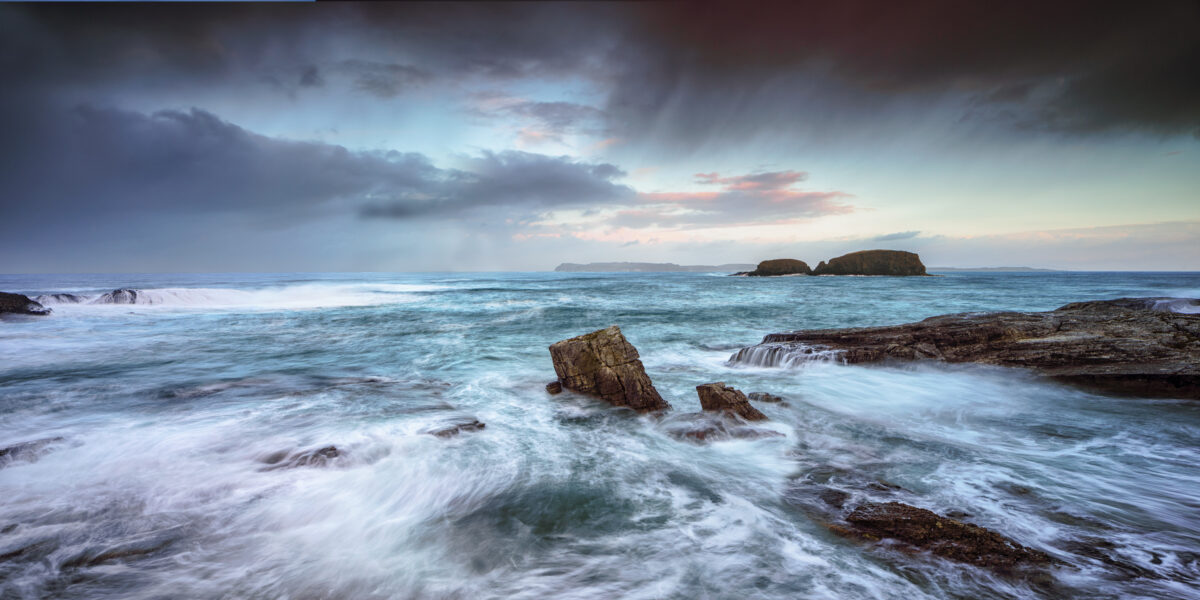 Stormfront over Ballintoy #1 by © John Dunne 2017, all rights reserved. 